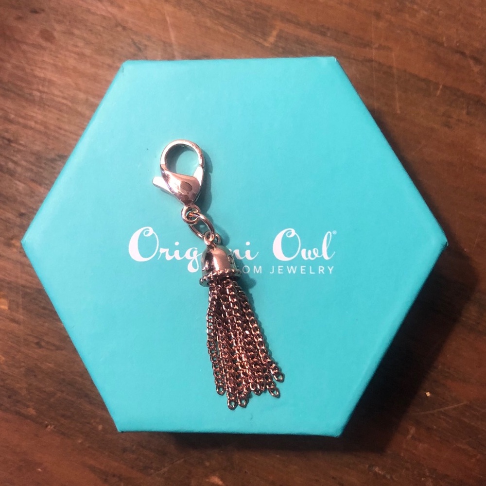 Origami Owl Gold Tassel Accessory